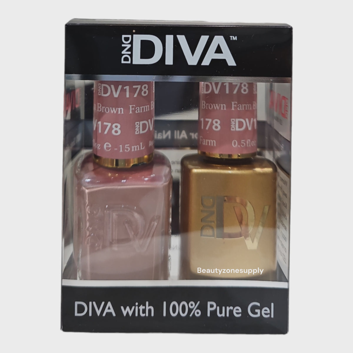 DND Diva Duo Gel & Lacquer 240 Deep Taupe – Beauty Zone Nail Supply