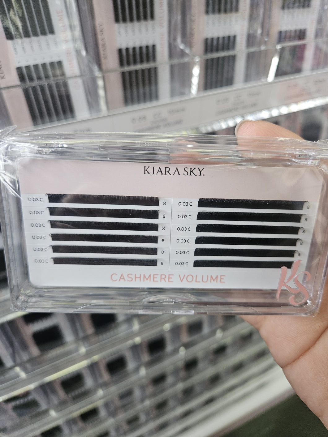 Kiara Sky Lash Extensions Cashmere Volume - 0.03 - C - 8mm CVC308