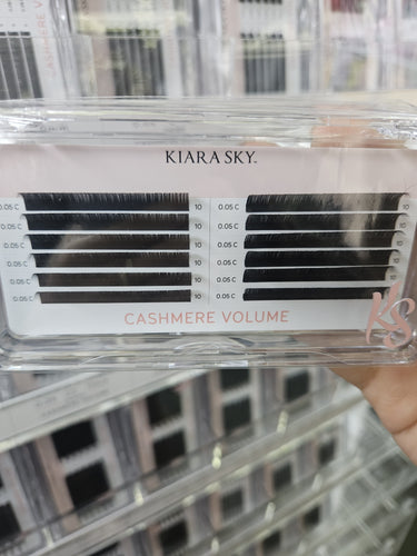 Kiara Sky Lash Extensions Cashmere Volume - 0.05 - C - 10mm CVC510