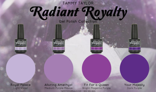 Tammy Taylor Nails - "RADIANT ROYALTY" COLLECTION GEL POLISH COLORS