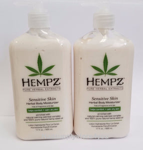 Hempz  Herbal Body moisturizer Sensitive Skin - 17 fl. oz (Pack of 2)