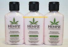 Load image into Gallery viewer, Pack of 3 - HEMPZ 2.25 fl. oz Lotion