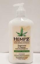 Load image into Gallery viewer, Hempz Fresh Fusions Sugarcane &amp; Papaya Herbal Body Moisturizer - 17oz