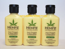 Load image into Gallery viewer, Pack of 3 - HEMPZ 2.25 fl. oz Lotion