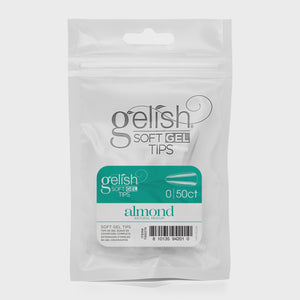 Harmony Gelish Soft Gel Tips Medium Almond 50 CT Refill