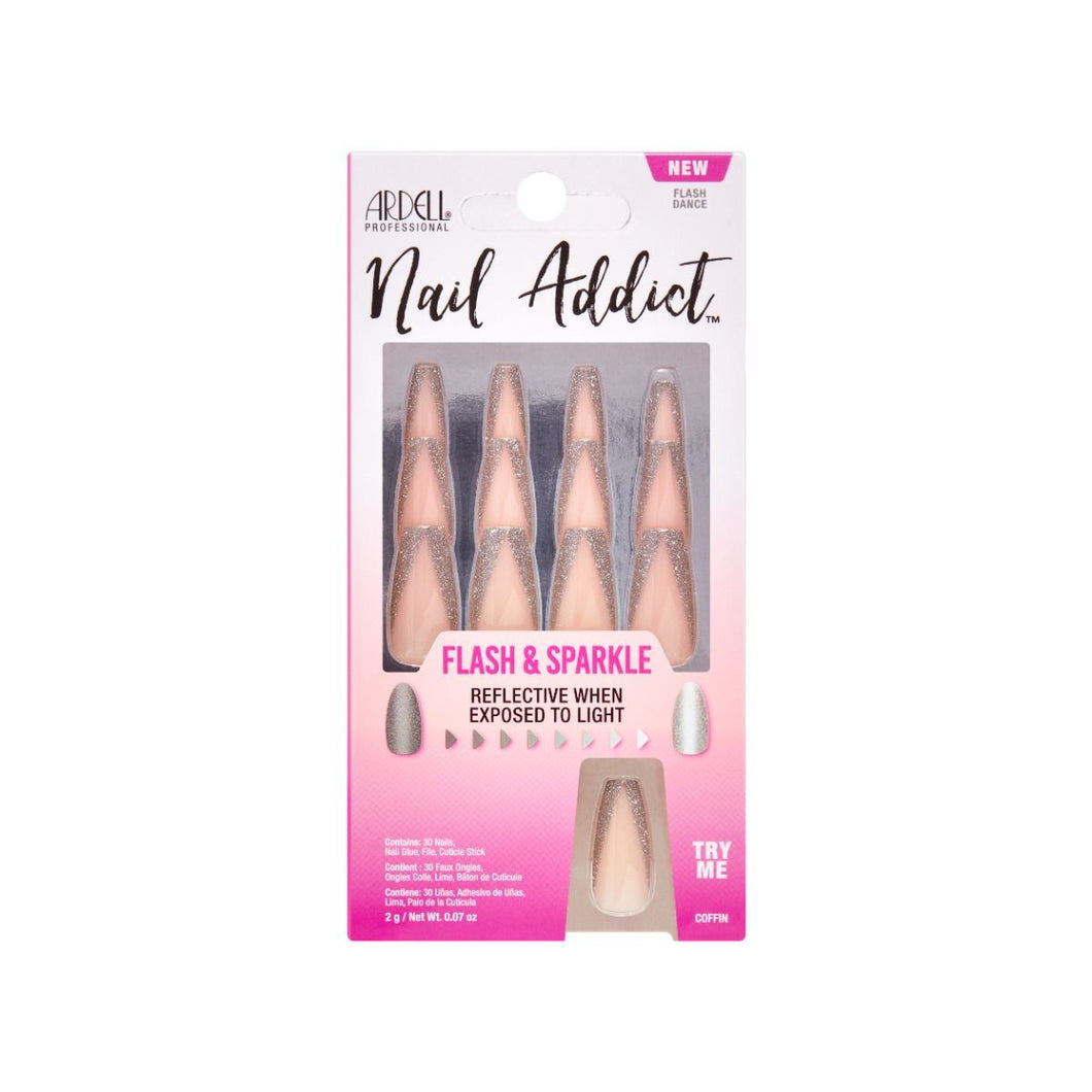 Ardell Press-on Nails Nail Addict Flash & Sparkle Flash Dance #36615