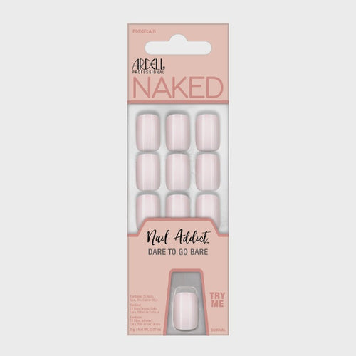 Ardell Press-on Nails Naked Dares you to go bare Porcelain #37424