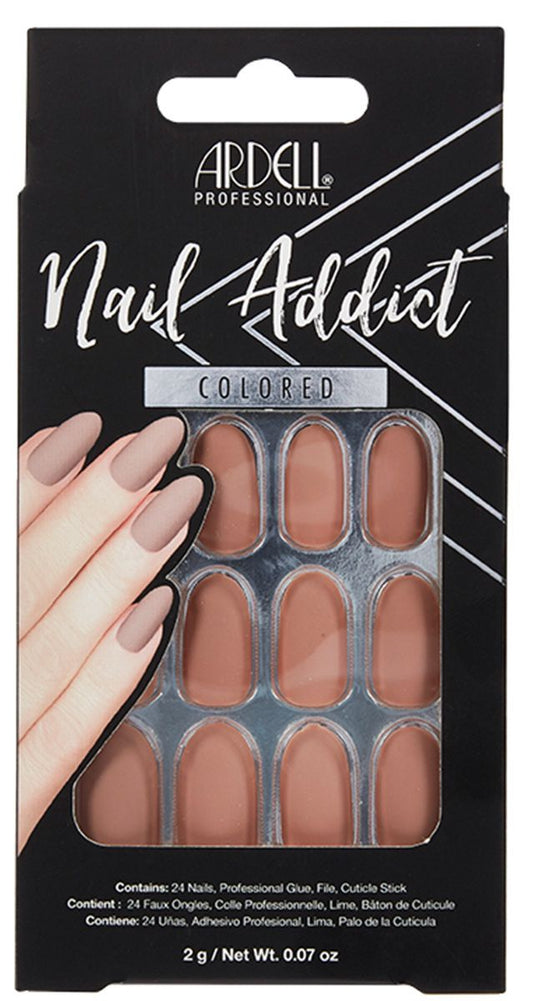 Ardell Press-on Nails Nail Addict Solid Barely There Nude #66411