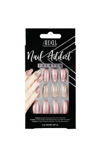 Ardell Press-on Nails Premium Nail Addict Metallic Lilac Pearl  #62111