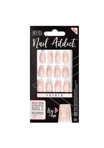 Ardell Press-on Nail Addict Eco French Bandeau  #67212