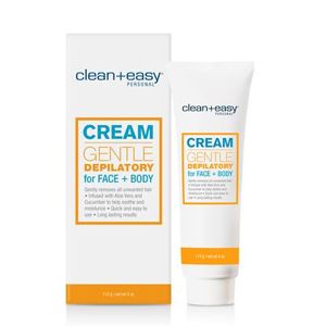 Clean+Easy Cream Hair Depilatory For Face + Body 4oz #45023