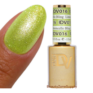 DND Diva Gel Polish 0.5 oz 016 Limoncello Bling