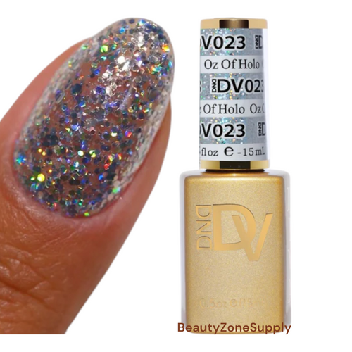 DND Diva Gel Polish 0.5 oz 023 Oz of Holo