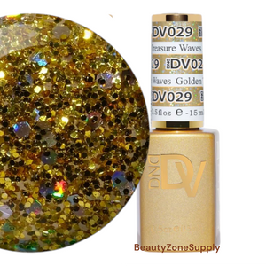 DND Diva Gel Polish 0.5 oz 029 Golden Treasure Waves