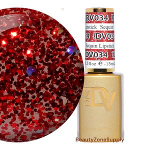 DND Diva Gel Polish 0.5 oz 034 Sequin Lipstick