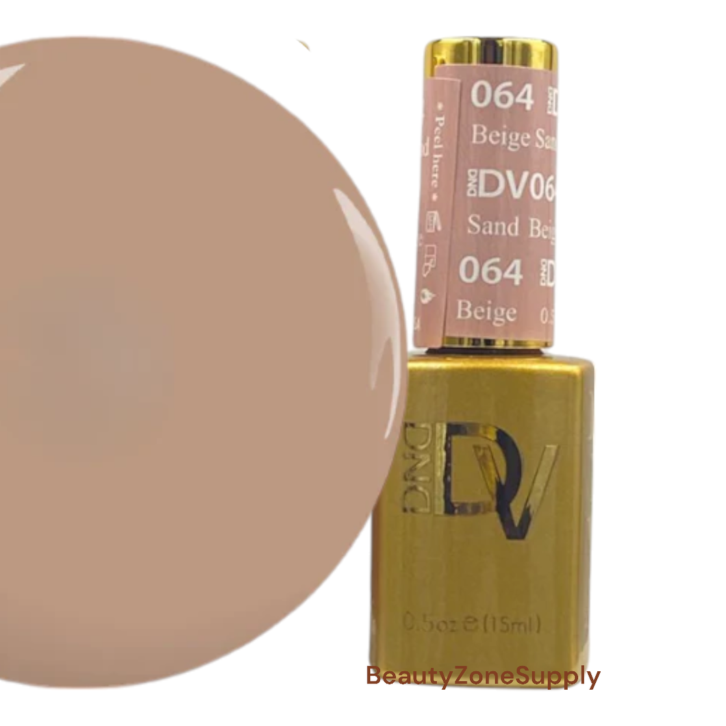 DND Diva Gel Polish 0.5 oz 064 Beige Sand