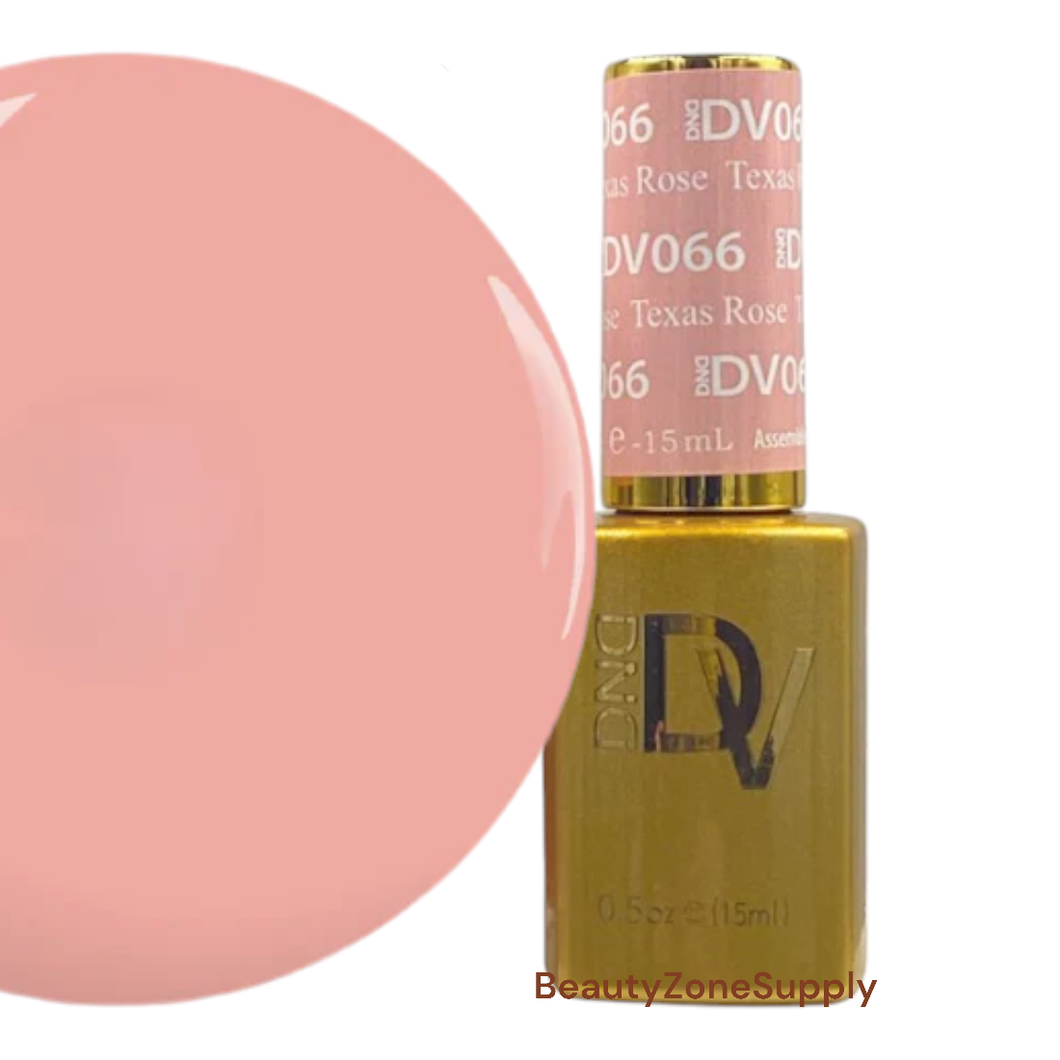 DND Diva Gel Polish 0.5 oz 066 Texas Rose