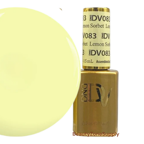 DND Diva Gel Polish 0.5 oz 083 Lemon Sorbe