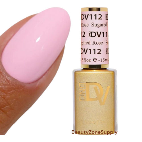 DND Diva Gel Polish 0.5 oz 112 Sugared Rose