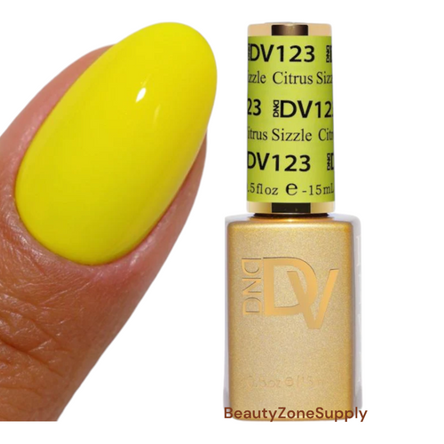 DND Diva Gel Polish 0.5 oz 123 Citrus Sizzle