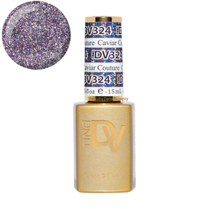 DND Diva Gel Polish Platinum Caviar Couture 0.5 oz #324