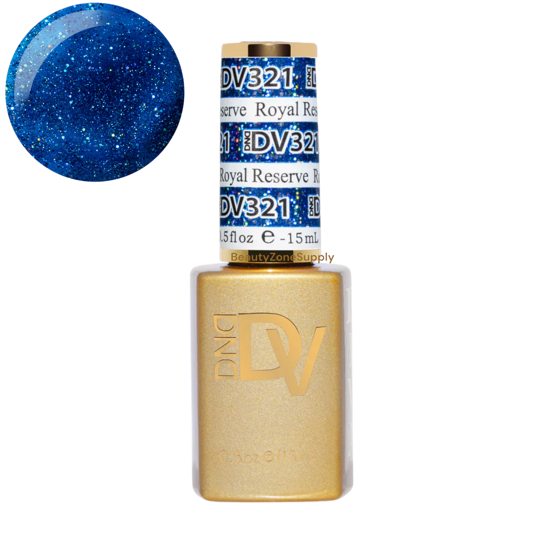 DND Diva Gel Polish Platinum Royal Reserve 0.5 oz #321