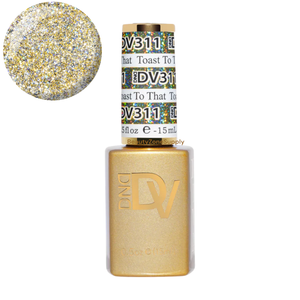 DND Diva Gel Polish Platinum Toast to That 0.5 oz #311