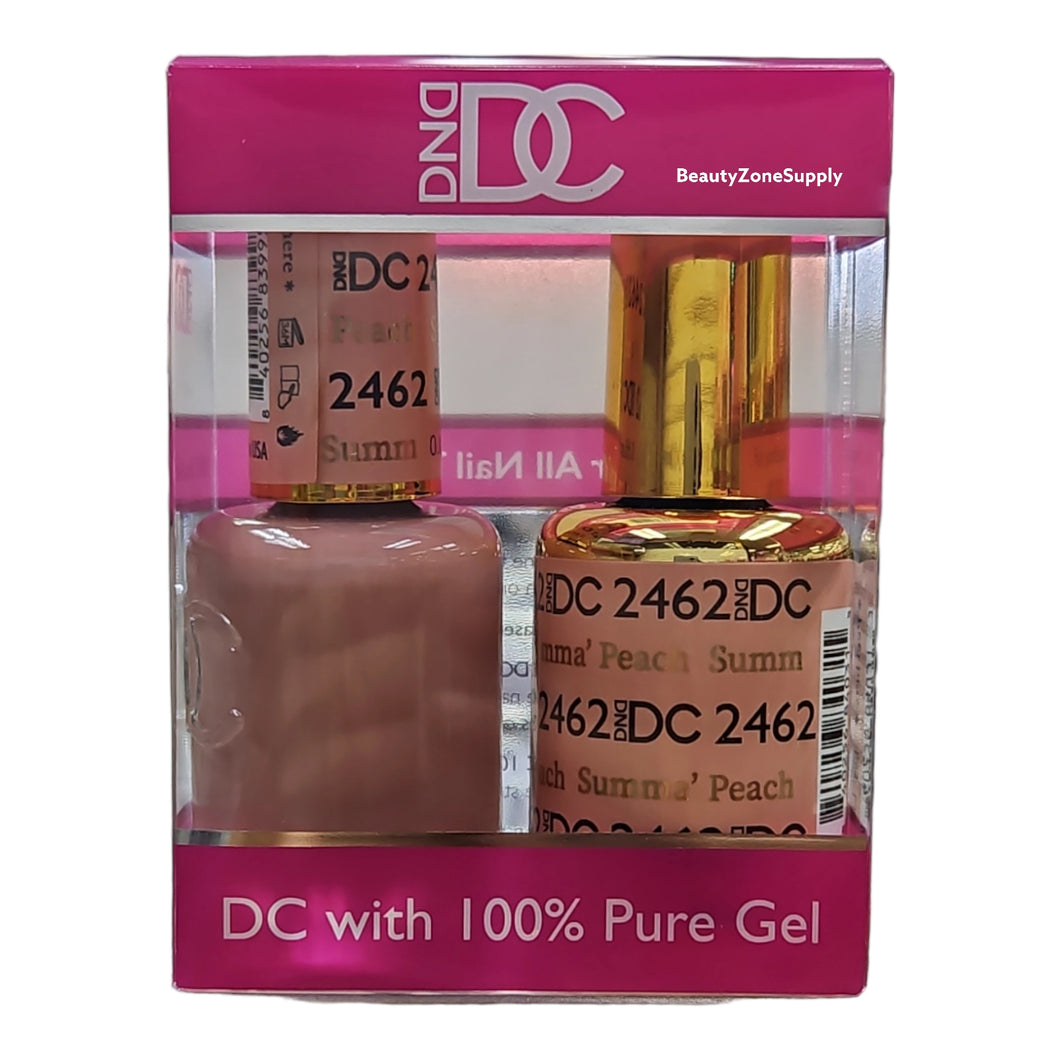 DND DC Duo Gel & Lacquer Summa' Peach #2462