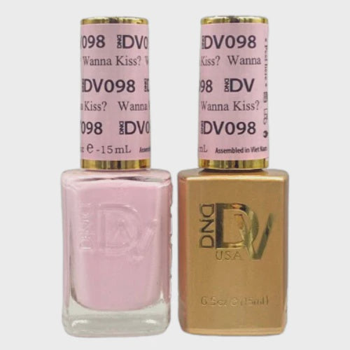 DND Diva Duo Gel & Lacquer 098 Wanna Kiss?