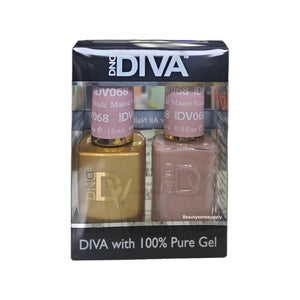 DND Diva Duo Gel & Lacquer 068 Mauve Nude