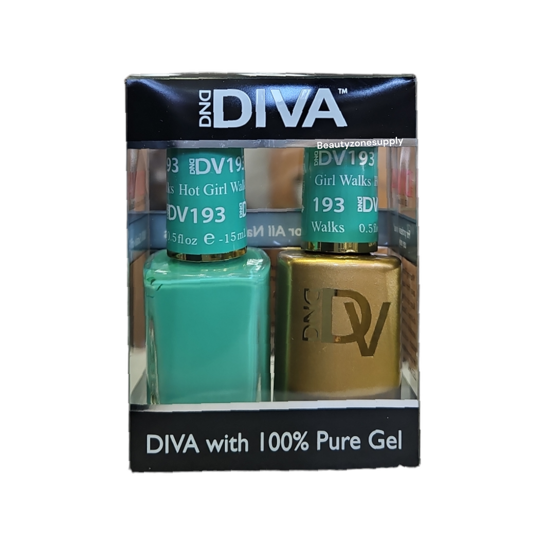 DND Diva Duo Gel & Lacquer 193 Hot Girl Walks