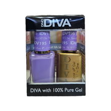 Load image into Gallery viewer, DND Diva Duo Gel &amp; Lacquer 195 Side Of Ube