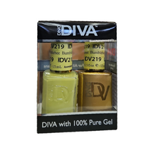 Load image into Gallery viewer, DND Diva Duo Gel &amp; Lacquer 219 Bumblebee