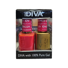 Load image into Gallery viewer, DND Diva Duo Gel &amp; Lacquer 229 Juicy Cowgirl