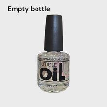 Load image into Gallery viewer, Empty Nail Bottle Clear 0.5 oz Cuticle OIL