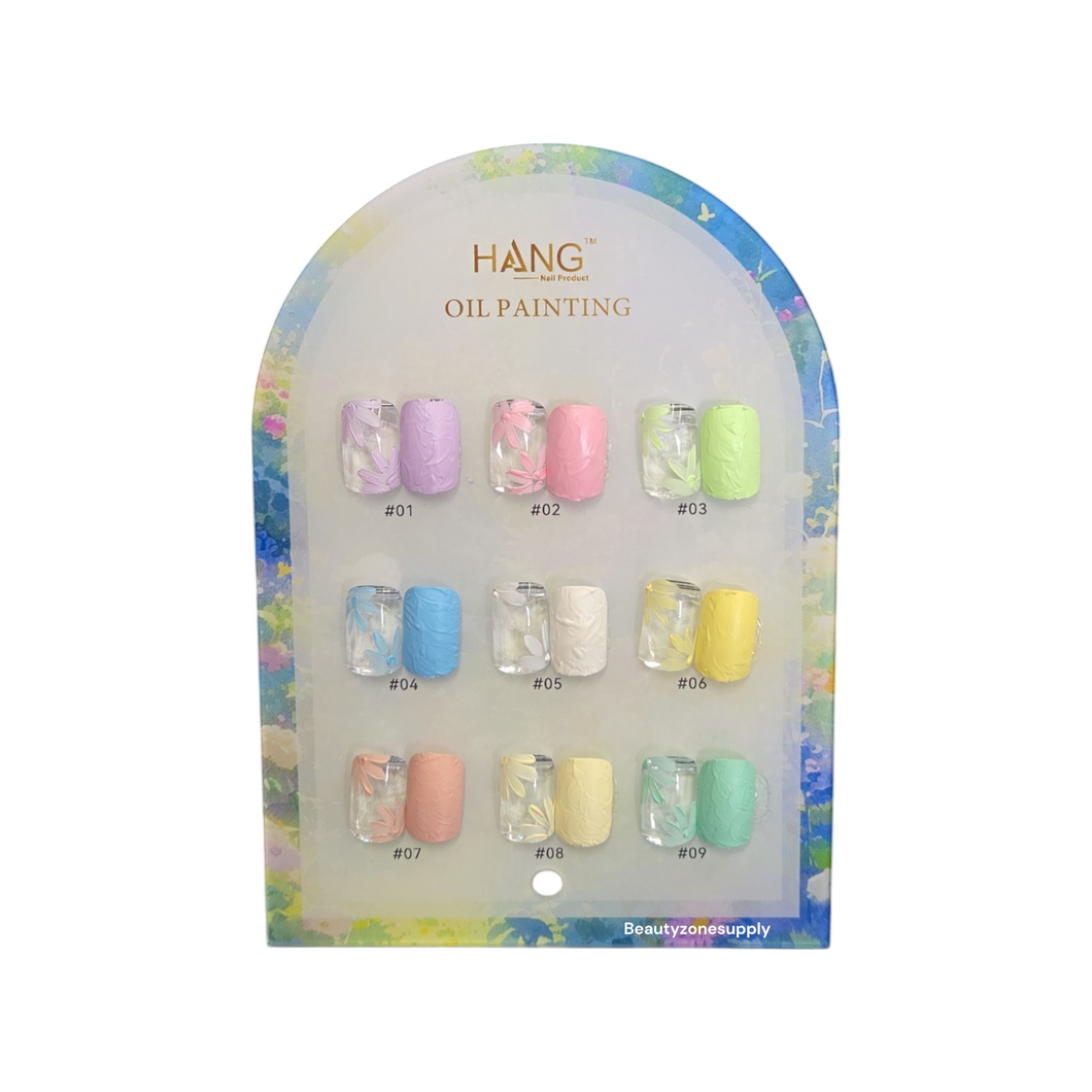 Hang Oil Painting UV Gel 9 Colors Set B