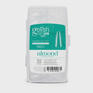 Harmony Gelish Soft Gel Tips Medium Almond 160 ct #1270023