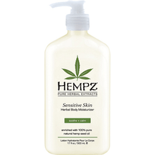 Load image into Gallery viewer, Hempz Lotion Sensitive Skin Herbal Body Moisturizer- 17 fl. oz