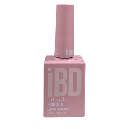 Ibd Soak off Rubber Gel PINK SILK 0.5 oz #37708