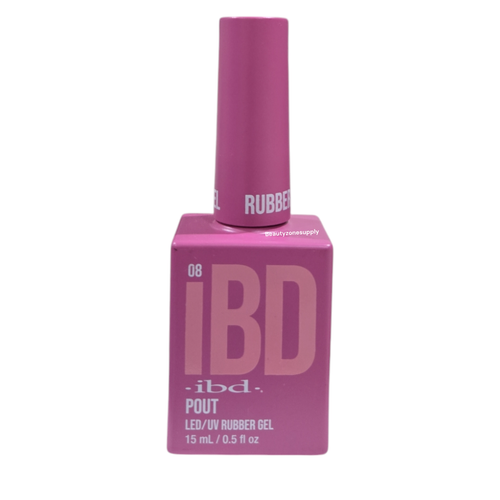 Ibd Soak off Rubber Gel POUT 0.5 oz #37714