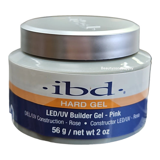 Ibd Hard Gel LED/UV Builder Gel Pink 2 oz #56832