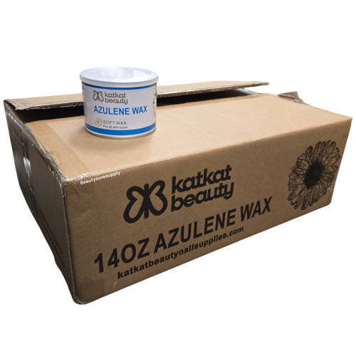 KAT Wax Azulene Wax 14 oz Soft Wax Case 24 can