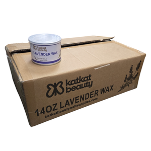 KAT Wax Lavender Wax 14 oz Soft Wax Case 24 can