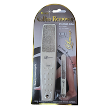 Load image into Gallery viewer, Lamour Nickel Foot File Callus Remover Dual sided Free mini File