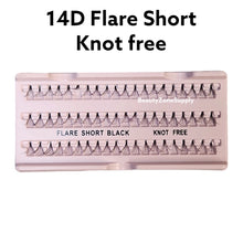 Load image into Gallery viewer, Monika Eyelash Individuals Knot-Free Box 50 Pack - 14D Short