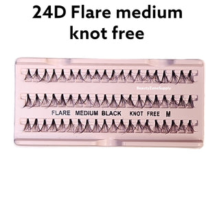 Monika Eyelash Individuals Knot-Free Box 50 Pack - 24D Medium