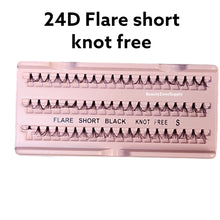 Load image into Gallery viewer, Monika Eyelash Individuals Knot-Free Box 50 Pack - 24D Short