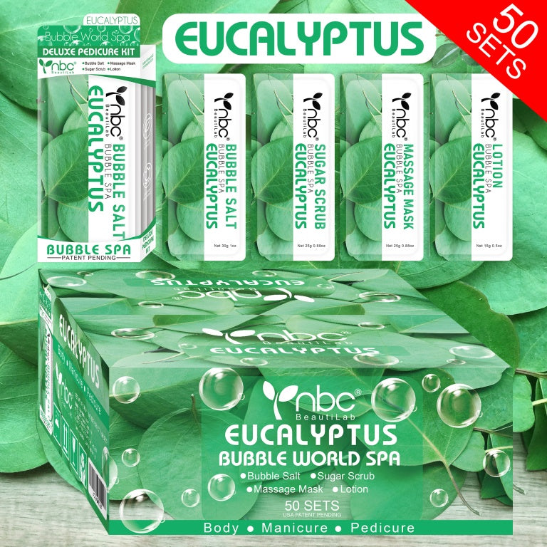 NBC Bubble World 4 in 1 Spa Eucalyptus Case 50pack