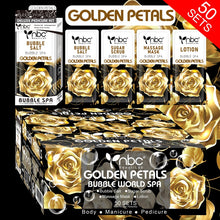 Load image into Gallery viewer, NBC Bubble World 4 in 1 Spa Golden Petals Case 50pack