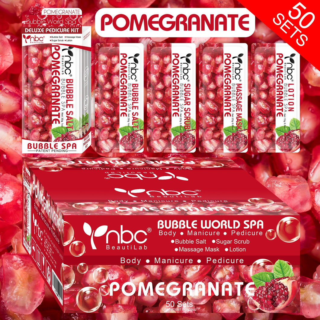 NBC Bubble World 4 in 1 Spa Pomegranate Case 50pack